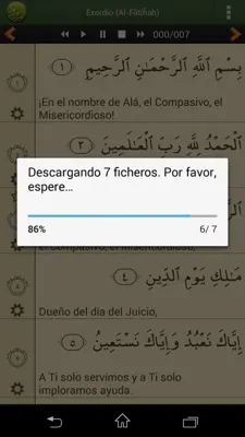Corán android App screenshot 9