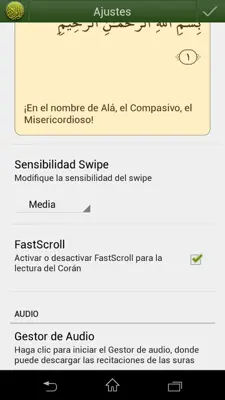 Corán android App screenshot 5